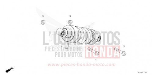 REAR CUSHION CBF300NAN de 2022